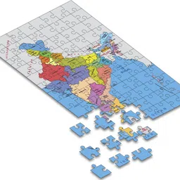 bookford India Map Jigsaw Puzzle Game & Fun and Learning image 3