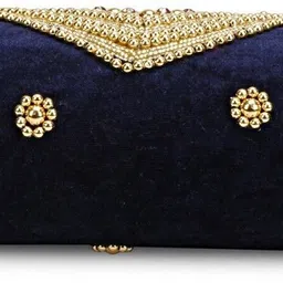 longing to buy Party Blue Clutch image 4