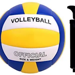 hoc Super Quality pvc volleyball Size - 5 With Air Pump (Pack of 1) Volleyball - Size: 5-picture-24