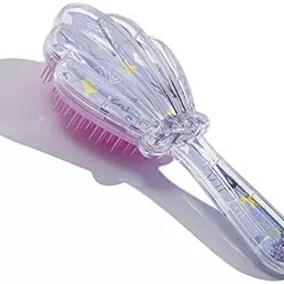 feelhigh Important Kids Hair brush -flower shape -Multicolor image 4