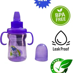npe Milk bottle & water sipper 2 in 1 function in one bottle kids BPA FREE sipper image 3