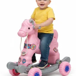 toyprofessor Baby Horse Rider for Kids 1-3 Years Birthday Gift Horsey Rocker Ride-on Toy-picture-29