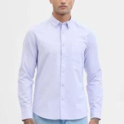 snitch Men Slim Fit Solid Button Down Collar Casual Shirt-picture-11
