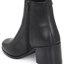 delize Ankle Mid Heel Boots For Women image 3