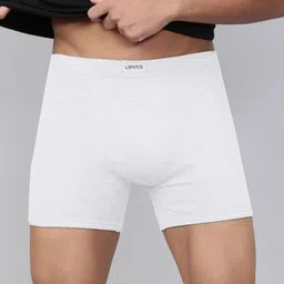 levi's Contoured Double Pouch, Smartskin Technology Style# 010 Comfort (White) Solid Men Trunk-picture-15
