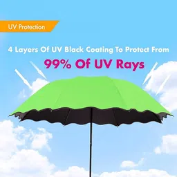 aviation creation Magic Umbrella for Men & Women | Color Changing Umbrella with Floral Pattern Umbrella image 2