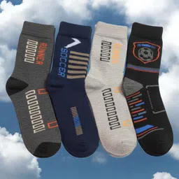 naosucura Men Graphic Print Mid-Calf/Crew image 1