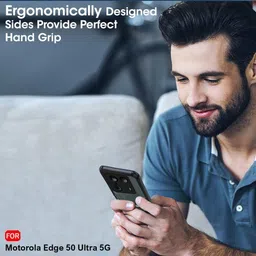 kursa hub Pouch for Motorola Moto Edge 50 Ultra 5G /Silicon black- G20 image 5