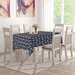 casa furnishing Floral 6 Seater Table Cover-picture-14