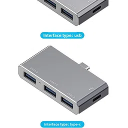 RuhZa Type-C 4-in-1 Expansion Dock USB Adapter image 3