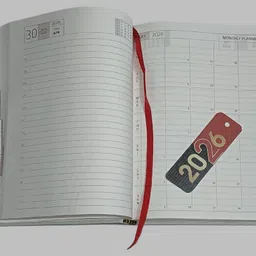 shreeganadhish 2026 Diary Notebook |Sunday Full Page|24X18 CM For School, College and Office B5 Diary Ruled (80-GSM) 365 Pages image 3