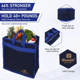 hot shot HOTSHOT Large Canvas Shopping Bags|VegetableBag|Jhola|CarryBag|Thela|CashBag Grocery Bag image 4
