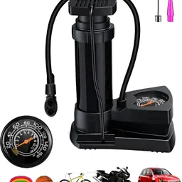 smartgharr Portable High Pressure Metal Cylind Pump 120 psi Tyre Air Pump for Car & Bike-picture-33