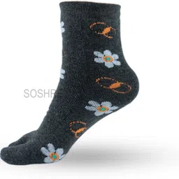 soshre Women Printed Mid-Calf/Crew image 5