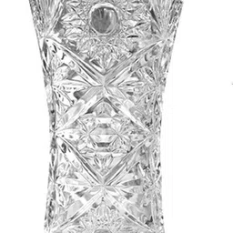 Crystal Clear Glass Flower Vases for Living Room, Transparent Crystal Centerpiece Flower Pot Glass Vase-image-33