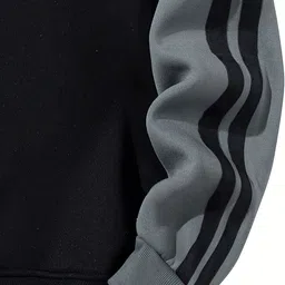 jerkyn Men Full Sleeve Color Block Hooded Sweatshirt image 4