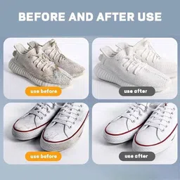 HVG TRADERS Shoe Cleaner Brush, Powerful 2-in-1 Multifunctional Shoe Sanitizer image 5