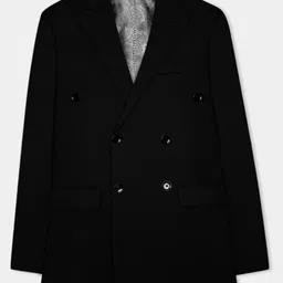 fab mafia Men Solid Double Breasted Casual, Festive & Wedding, Formal Blazer image 4