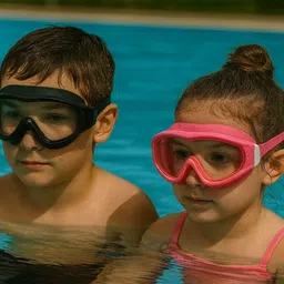 vrt Swimming Goggles Diving Goggles Anti Fog Silicone Waterproof Swimming Goggles image 4