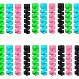 RuHaNest Cable Protector For Mobile Cable Tablet Cable Laptop Cable Pack Of 6 (24 Pieces) Cable Protector-image-19