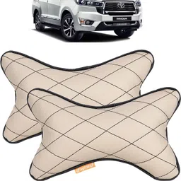 autofit Beige, Black Leather Car Pillow Cushion for Toyota-picture-47