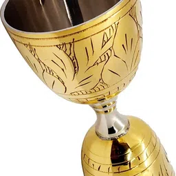 siyaraam home appliances Peg Measure Cup, 30 ml / 60 ml, with Alluring Engraving 1 - Piece Bar Set image 2