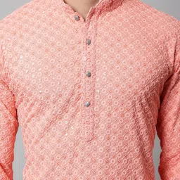 almora Men Viscose Rayon Kurta Pyjama Set image 5