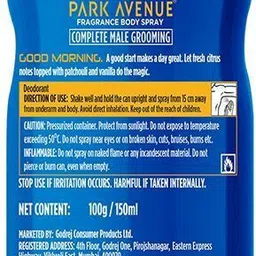park avenue Good Morning Deodorant Spray - For Men image 4