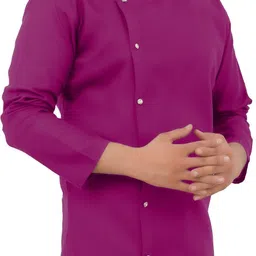 tibra collection Men Solid Cotton Blend Asymmetric Kurta image 3