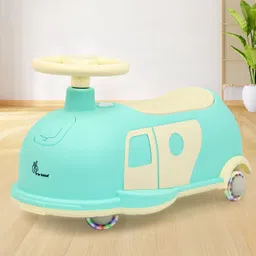 r for rabbit Iya Iya Caravan Kids Swing Car | Scratch-Free LED Wheels & Space for Toy Storage Rideons & Wagons Non Battery Operated Ride On-picture-18