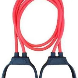 sree hari High Resistance D Handle Double Toning Tube/Toning Belt/Rope Exerciser Resistance Tube image 1