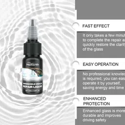 crackfixown Windshield Repair kit, DIY Glass Cracked Repair Kit Windshield Repair Kit image 4