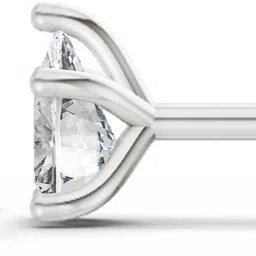 Sparkles Lab Grown Diamond White Gold 14kt Stud Earring-image-36