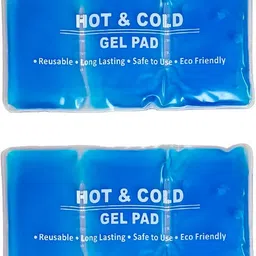 lisamed Three Section-9x5 Inch Transparent & Reusable Gel Pack For Pain Relief (2 Pack) Hot & Cold Pack-picture-23