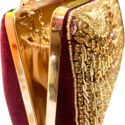 seamount Party Maroon Clutch image 3
