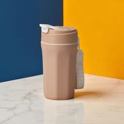 vhd Premium Glass Coffee Tumbler | Leak Proof Travel with Lid & StrapG11 Glass Tumbler image 1