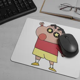 ARTOLIC Shinchan Cute Mouse Pad for Office & Gaming | Premium Non-Slip Rubber Base | Siz Non Slip Base Mousepad image 3