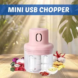 clairbell Chopper (Electric Rechargeable Chopper) for Kitchen Vegetable Garlic Onion E467 Electric Vegetable & Fruit Chopper-picture-23