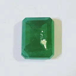 vishvma 9.25 Ratti 8.32 Carat Gemstone Created Certified Zambian Emerald/Panna Stone Stone Emerald Ring image 3