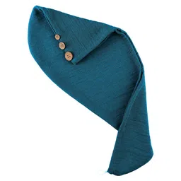 Multicolour Banana Double Cloth Solid 300 - 380 GSM hair wrap towel (Set of 2) by Doctor Towels image 4