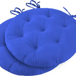 kioni Round Chair Cushion Seat Pad For Outdoor, Dining, Home, Office, 16 x 16 Inch Microfibre Solid Chair Pad Pack of 2-picture-11