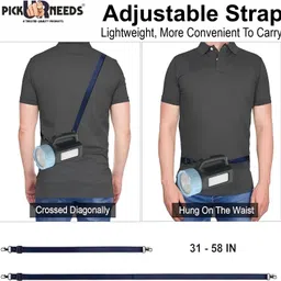 pick ur needs LED 150W LongRange Search Torch With 5 Modes, Multi Purpose, Handheld,Waterproof Torch image 4