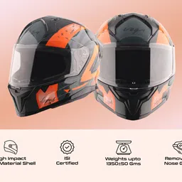 vega Sonic Legend Motorbike Helmet image 3