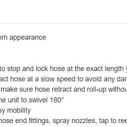 techno frost Retractable Hose Reel 30 Watering Wand image 5