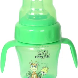 jingle kids Unbreakable Baby Silicone Spout Sipper Feeding Sippy Bottle BPA Free image 2