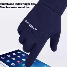 urock TouchScreen Running Gloves for Men Women-Thermal Winter Glove for Texting Gloves Riding Gloves image 5
