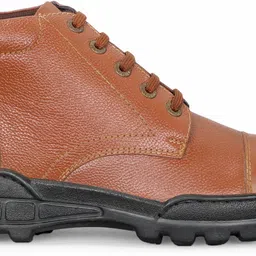 pillaa Genuine Leather Lace-Up Ankle Boots For Men image 4