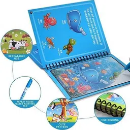 hm enterprises Colourful Magic Water Book Sketch Pad image 3