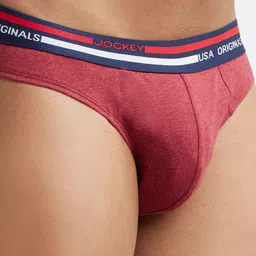 Jockey Men Red Briefs US49-0105 image 4