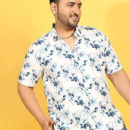 Instafab Plus Classic Floral Printed Casual Shirt-image-48